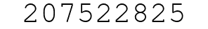 Number 207522825.