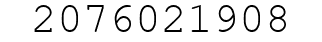 Number 2076021908.