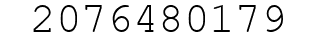 Number 2076480179.