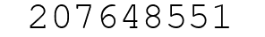 Number 207648551.