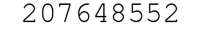 Number 207648552.