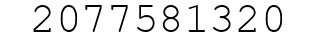 Number 2077581320.