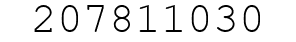 Number 207811030.