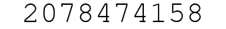Number 2078474158.