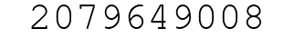 Number 2079649008.