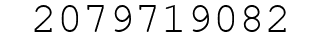 Number 2079719082.