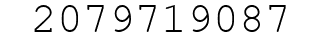 Number 2079719087.