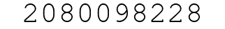 Number 2080098228.