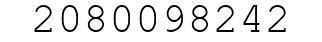 Number 2080098242.
