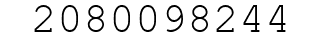 Number 2080098244.