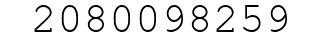 Number 2080098259.
