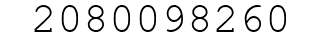 Number 2080098260.