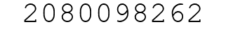 Number 2080098262.