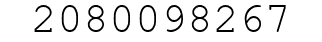 Number 2080098267.