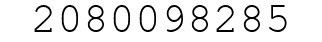 Number 2080098285.