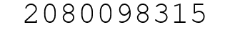 Number 2080098315.