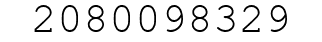 Number 2080098329.