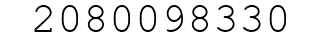 Number 2080098330.
