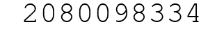 Number 2080098334.
