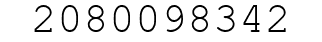 Number 2080098342.