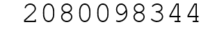 Number 2080098344.