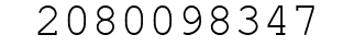 Number 2080098347.