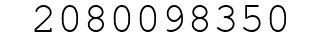 Number 2080098350.