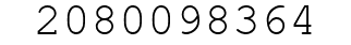 Number 2080098364.