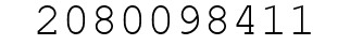 Number 2080098411.