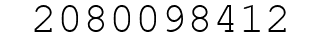 Number 2080098412.