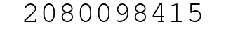 Number 2080098415.