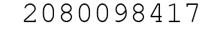 Number 2080098417.