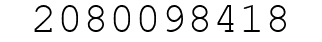 Number 2080098418.