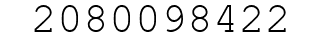 Number 2080098422.