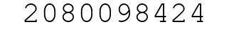 Number 2080098424.