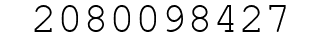 Number 2080098427.