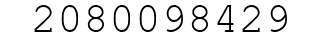 Number 2080098429.