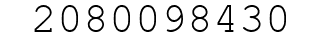 Number 2080098430.
