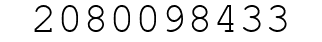 Number 2080098433.