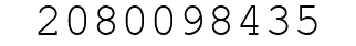 Number 2080098435.