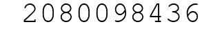 Number 2080098436.