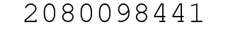 Number 2080098441.