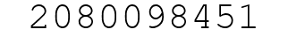 Number 2080098451.
