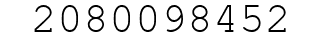 Number 2080098452.