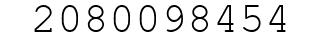 Number 2080098454.