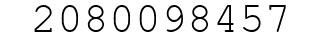 Number 2080098457.