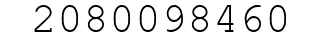 Number 2080098460.
