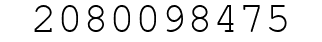 Number 2080098475.