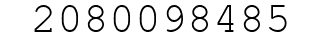 Number 2080098485.