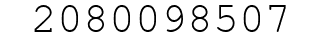 Number 2080098507.